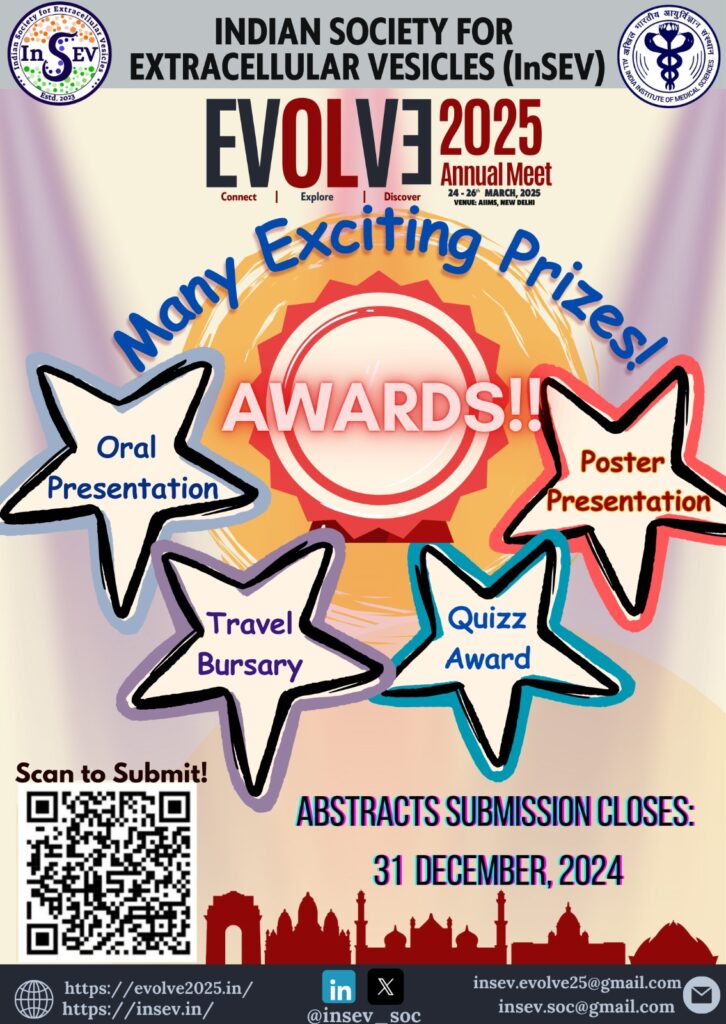 Announcing many Exciting Awards for Young Researchers at EVOLVE 2025!🏅🏅🏅 Do Register and Submit your Abstracts ASAP to be the winners!